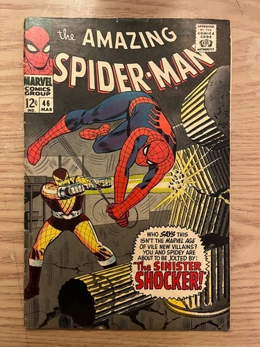 Amazing Spider-Man # 46 FN- 5.5 1st App of the Shocker, Ow Pgs