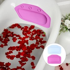 2 Pcs Bath Pillows for Tub Head Support Non-Slip Bathtub Cushion