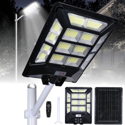 8000W Commercial Solar Street Light Large Motion Sensor Dusk To Dawn Road Lamp A