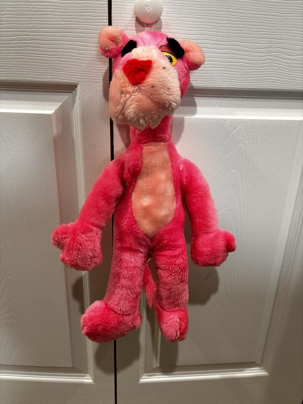 Mint Condition Plush 17” PINK PANTHER 1960  By Mighty Star W/tag