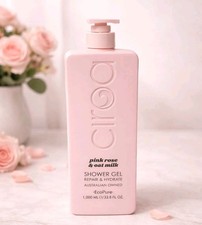 CIROA Pink Rose & Oat Milk Shower Gel - JUMBO SIZE! - 33.8 Oz. - NEW! 0.77 per gallon