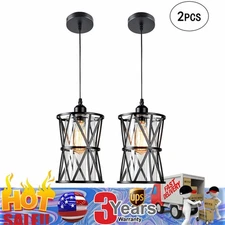 2PCS Pendant Light Kitchen Dining Room Island Industrial Ceiling Lamp Fixture ??
