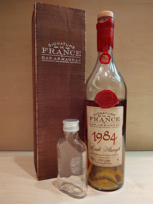 Signature de France - Bas Armagnac 1984, 34 Jahre, Sample, Probe 10cl/100ml