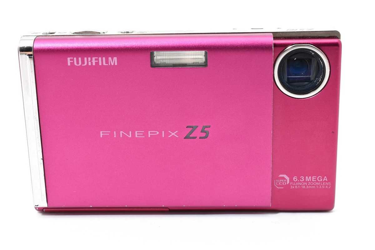 【美品】FUJIFILM FINE PIX Z5 fd コンデジ ピンク FUJIFILM FinePix Z5fd Compact Digital Camera Pink From Japan