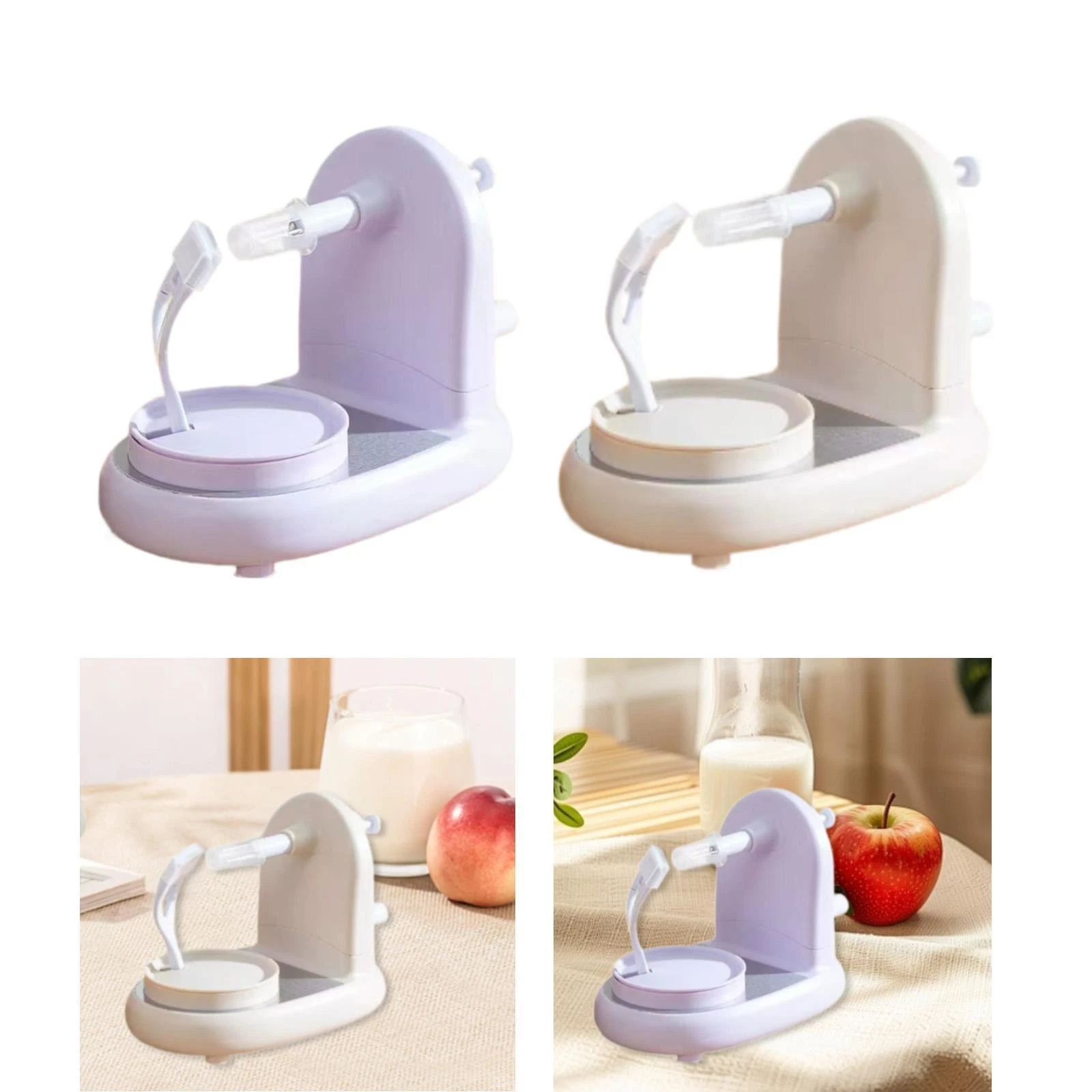 Hand Crank Fruit Peel Pear Peeler Multipurpose with Suction Base Quickly