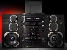 TECHNICS TOWER 🌈RaRe🌈 Impianto completo di componenti stereo vintage