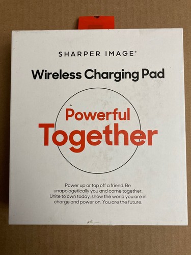 Sharper Image Qi Wireless Slim Charging Pad in White 5W - Picture 2 of 3
