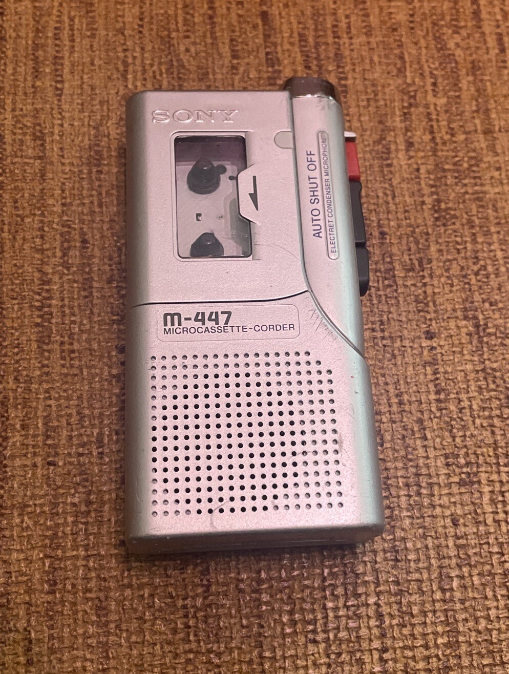 SONY M-447 Microcassette-Corder Nice Pre Owned Sweet Look !!