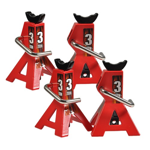 3/6 TON Metal Scale Jack Stands for RC Axial SCX10 RC4wd D90 TRX-4 RC Trucks Set - Picture 20 of 23