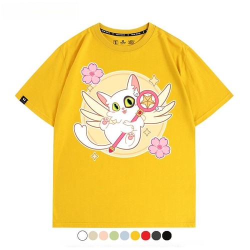 Anime Suzume No Tojimari & Sakura Costume Unisex Short Sleeves T-shirt New Cute - Picture 15 of 41