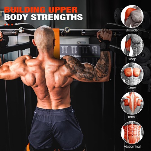 Pull-Up Resistance Bands Set with Foot Strap β 3Γ34kg Heavy-Duty Bands for Calis - Picture 9 of 11