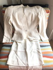 Thierry Mugler Skirt Suit sz 38