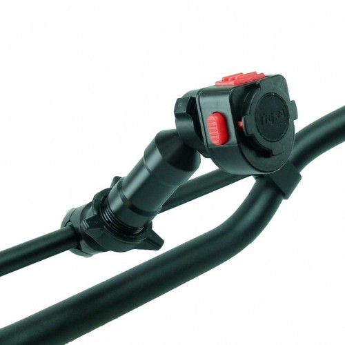Extended Scooter Mirror Mount & TiGRA FITCLIC U-DRY Phone Case - 第 3/3 張圖片