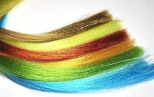 FLUORO FIBER -Fly Tying Material - 400 Strands - Sea Fiber - 8 COLORS - BAITFISH
