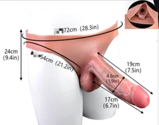 Penis-Sheath-Extender Enlarger Enhancer-Penis-Sleeve-Girth-Reusable-Condoms MALE