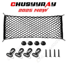 Rear Trunk Envelope Style Cargo Net for CHEVY SILVERADO GMC SIERRA 2016-2017 New
