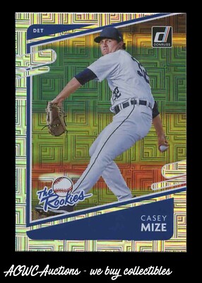 2021 Donruss The Rookies Vector #TR5 Casey Mize
