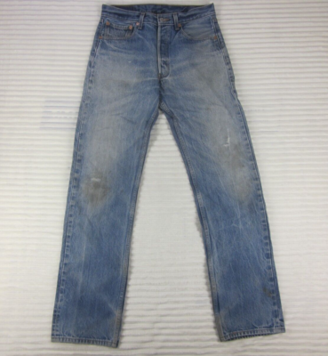 LEVI'S 501 XX Men's Blue Jeans W33 L38 Button Fly 100% Cotton