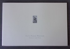 ROLLS ROYCE PHANTOM orig 2004 UK Mkt Colour & Trim Brochure