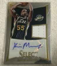 KEVIN MURPHY RC Autograph 2012-13 Select Rookie Auto Jersey Jazz 379/399