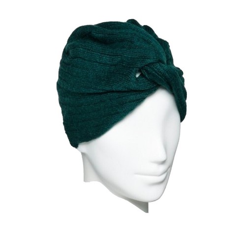 Vintage 60s Blue Green Turban Haute Mode Esdel Pruxesses  display picture 2