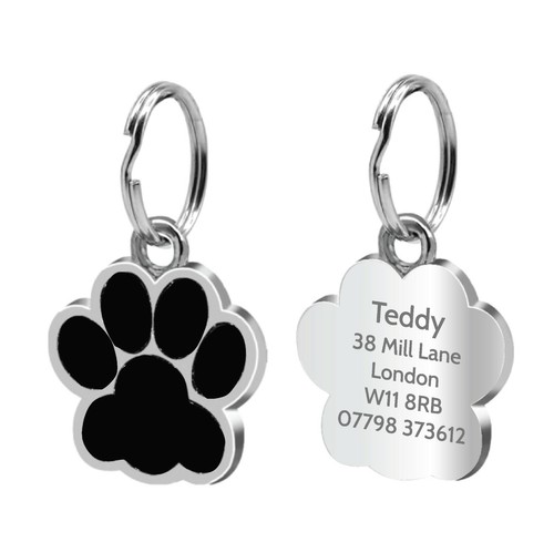 Dog Tag Engraved Pet Tags Personalised ID Tags Name Disc Animal Cat Collar Tag - Picture 10 of 19