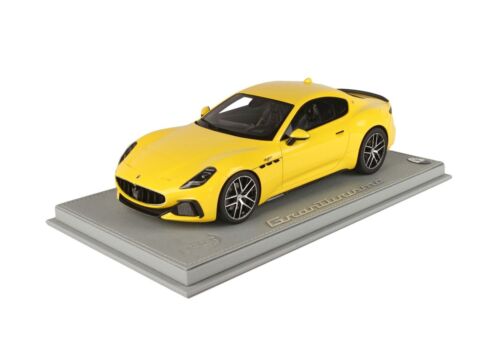MASERATI GRANTURISMO TROFEO 2023 GIALLO 1/18 BBR + VET P18227C-VET ED. LIM 24PZ - Foto 2 di 8