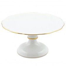 HEREND, FOOTED CAKE STAND,  HDE-20300, BRAND NEW  MINT