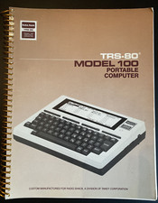 Vintage Radio Shack TRS-80 Model 100 Owner's Manual 1983 225 pages EUC