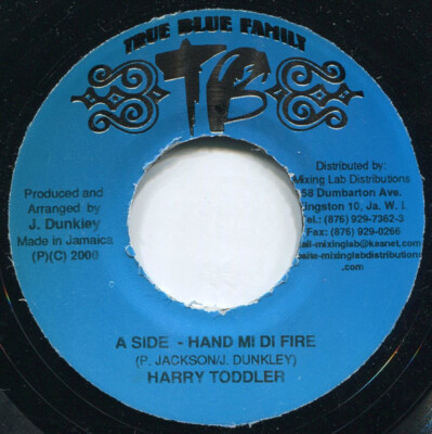 Harry Toddler , Wanted Squad Hand Mi Di Fire / Free Up Vinyl Single 7inch