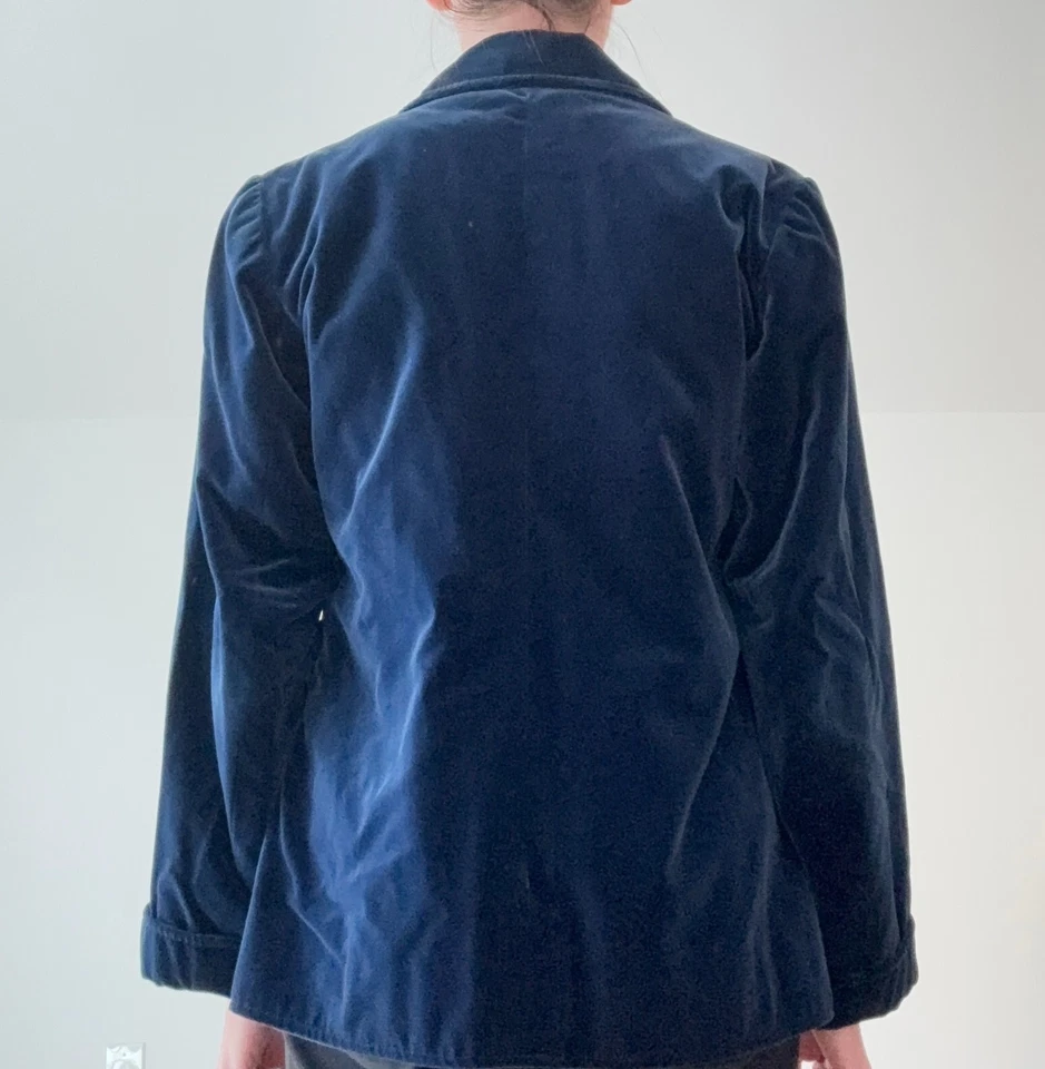 Blazer de terciopelo Yves Saint Laurent Rive Gauche - talla 36 Foto 3 de 4