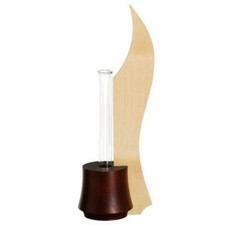 Decorazione da Tavola Vaso Acero Mogano Bxhxt 9x25x6, 5cm Nuovo per Finestra