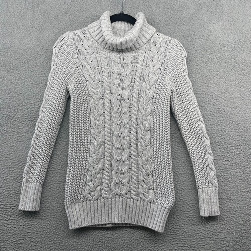 Gap Womens Gray Turtleneck Sweater 