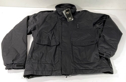 X-LARGE HELLY HANSEN METRO WORK WEAR JACKET INSULATED WATERPROOF DUTY COAT BLACK - Picture 4 of 11