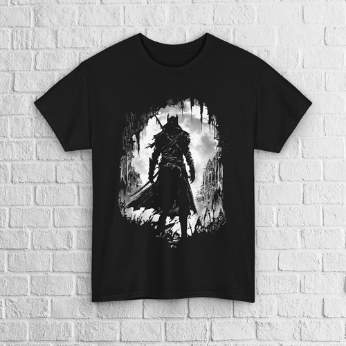 Camiseta Soulsborne, 100% Algodón, Unisex Algodón Pesado, Camiseta Videojuego. - Imagen 3 de 15