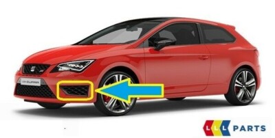 New Genuine Seat Leon Cupra 13 17 Front Bumber Lower Grille Left 5fc Ebay