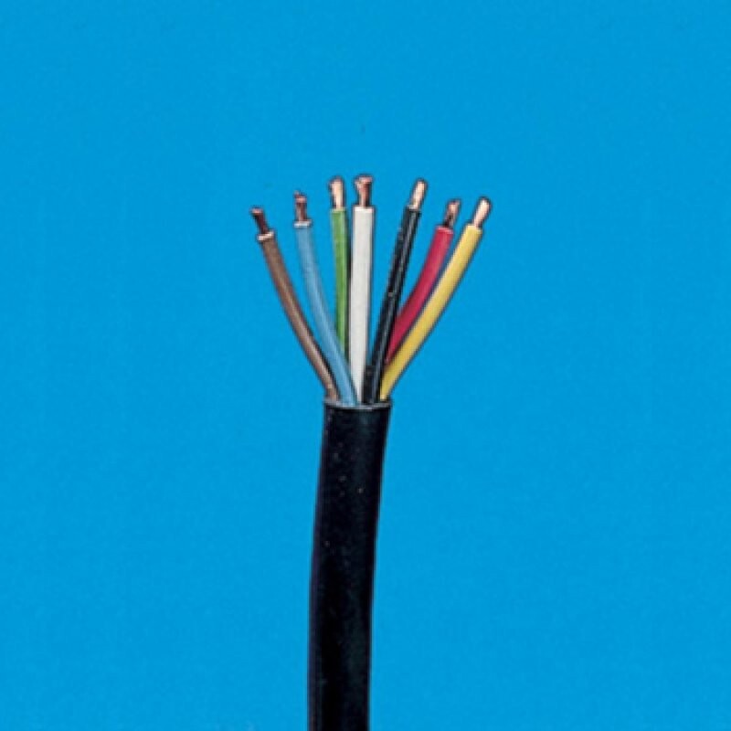 7 Core Cable for 7 Pin Towing Electrics 12v - Trailer, Caravan, Horsebox 7 x 0.6
