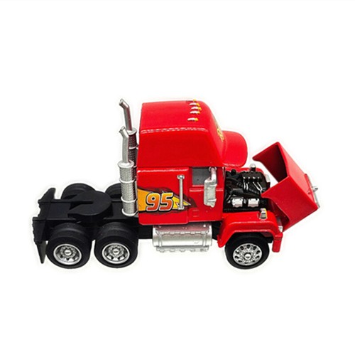 DISNEY PIXAR CARS McQueen Mack WITH OPEN HOOD.MILES AXELROD COM CAPO ABIERTO - Picture 4 of 9