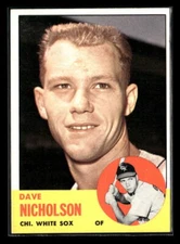 1963 Topps #234 Dave Nicholson - NM/MT+ Set Break!