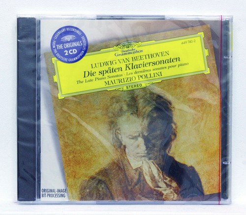 MAURIZIO POLLINI - BEETHOVEN the late piano sonatas - DGG 2xCDs STILL SEALED - Bild 1 von 2