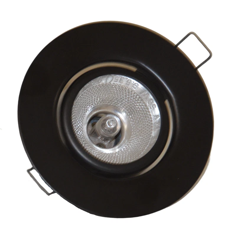 Faretto Incasso EGO LUCE Oscillante Nero Opaco per Lampada G4 NCEG011