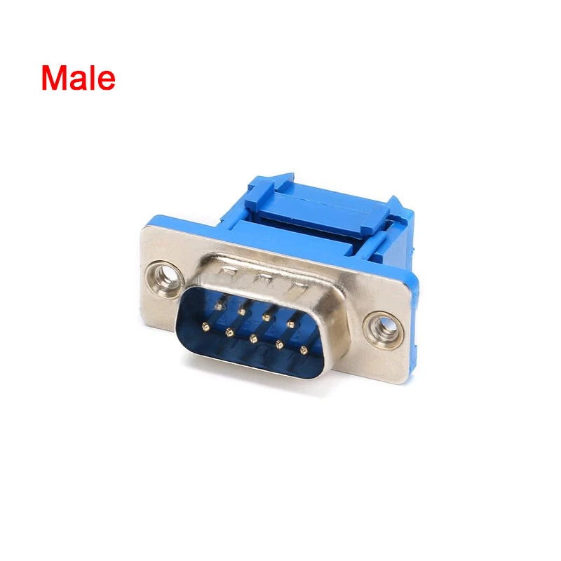 9 Pin Press IDC Ribbon Cable Connector Serial DB9 RS232 Male/Female Plug Socket - Image 4 of 4