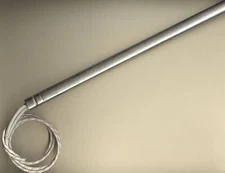 FAST HEAT Cartridge Heater 5/8" Dia X 18" Long 1500W 480V 18" Fiberglass Leads