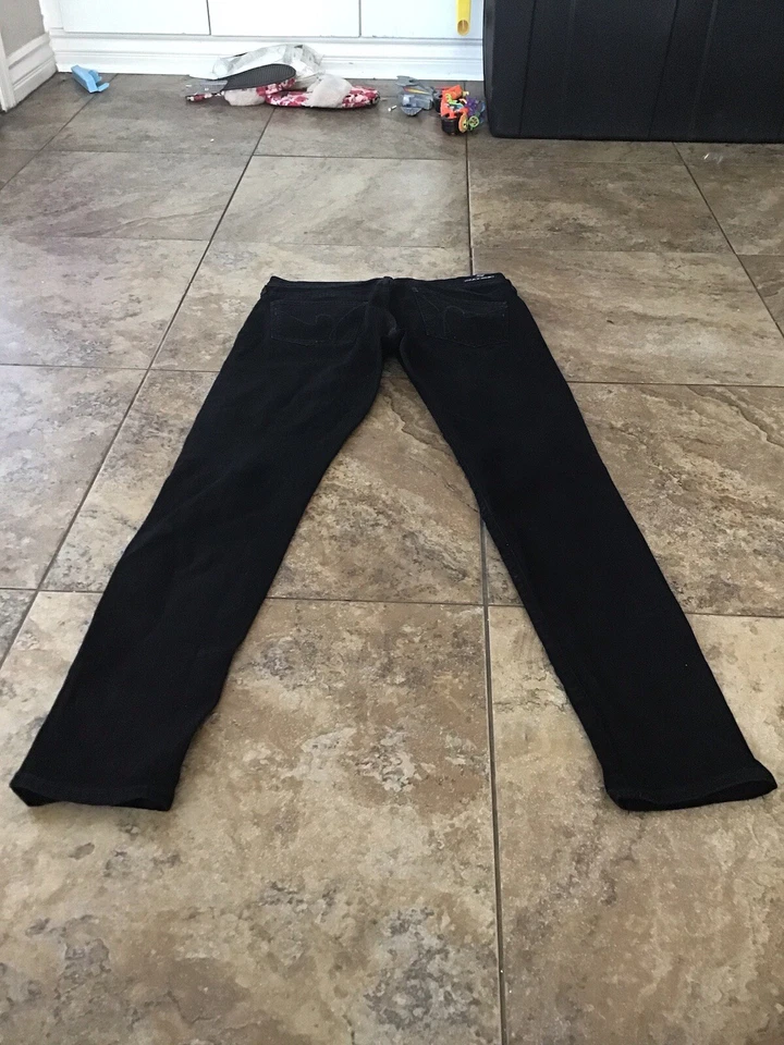 Pantalones de mezclilla Citizens of Humanity 29 para mujer Avedon tiro bajo pierna ajustada elástica Foto 4 de 4