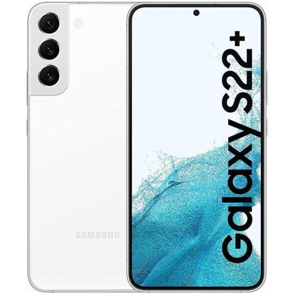 Samsung Galaxy S22 Plus, 5G, 256GB, White, Unlocked - Good Samsung Galaxy S22 Plus, 5G, 256GB, White, Unlocked - Good