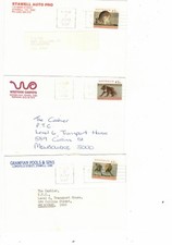 Australia 1995/7 STAWELL AUTO, GRAMPIAN POOLS etc Covers,cds STAWELL Vic (3 Cove