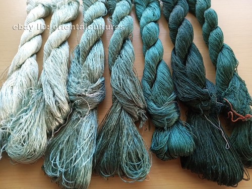 7bundles 100%natural mulberry silk,hand-dyed su embroidery silk floss/threads - Picture 12 of 12