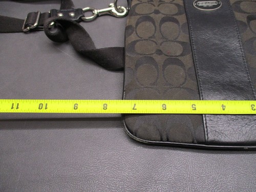 Vintage Coach Signature Y2K Satchel Crossbody Brown Bag - Picture 8 of 10
