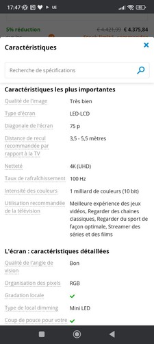 Télévision Samsung Neo QLED 75QN90C (2023) Neuve - Photo 4/6