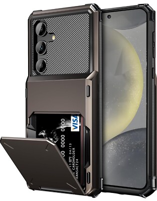 VUNAKE Samsung Galaxy S24 Plus (4) Kartenhalter - Wallet Case - Dual Layer - Hard TPU